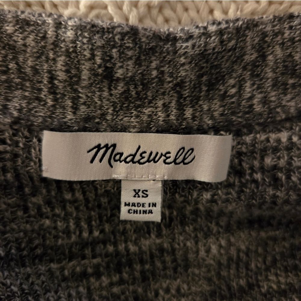 ✨MADEWELL✨ 'Alton' Mid-length Cardigan Sweater - [XS, Gray] - Picture 11 of 12